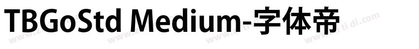 TBGoStd Medium字体转换